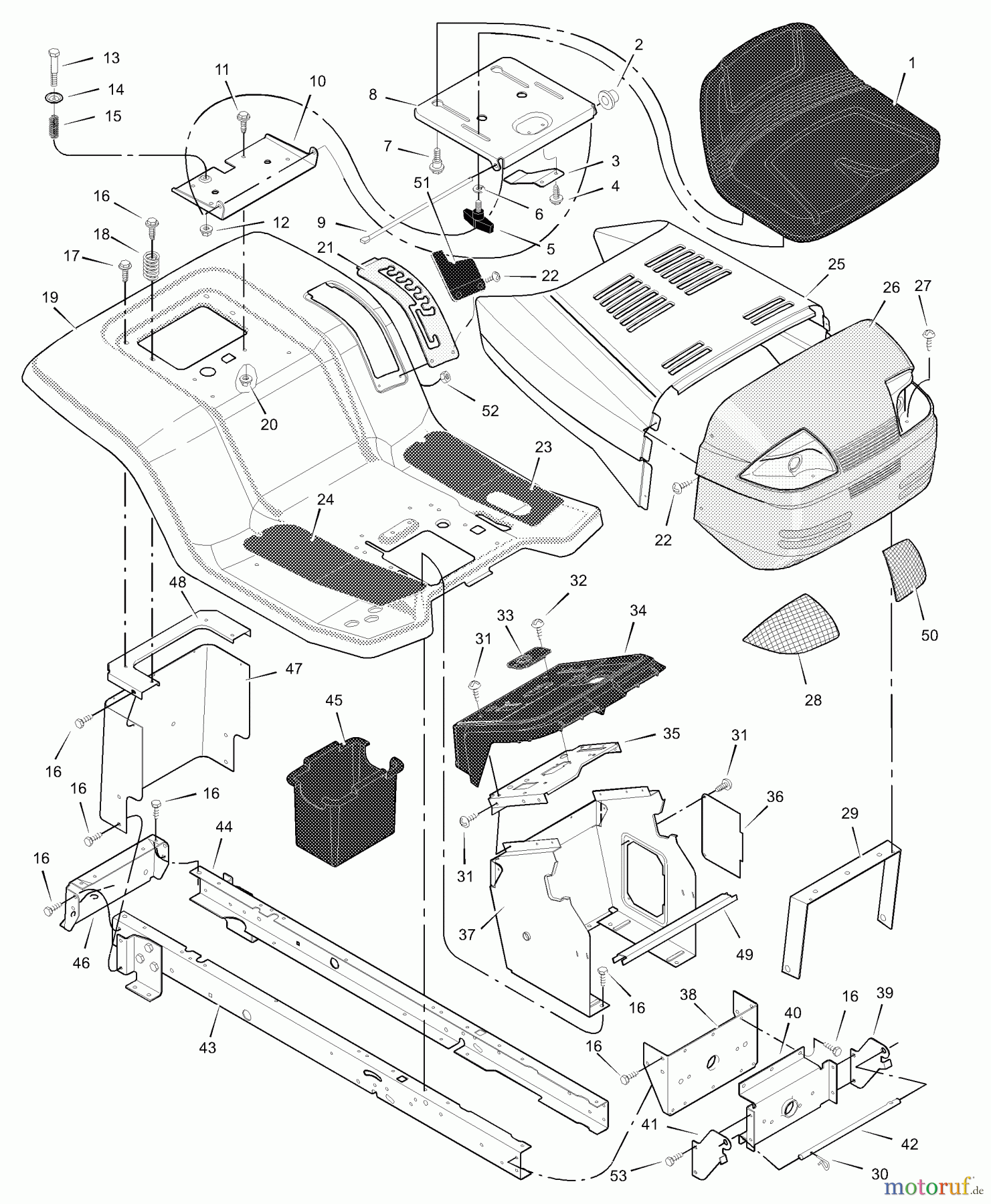 Murray Rasen- und Gartentraktoren 425613x31A - Scotts 42