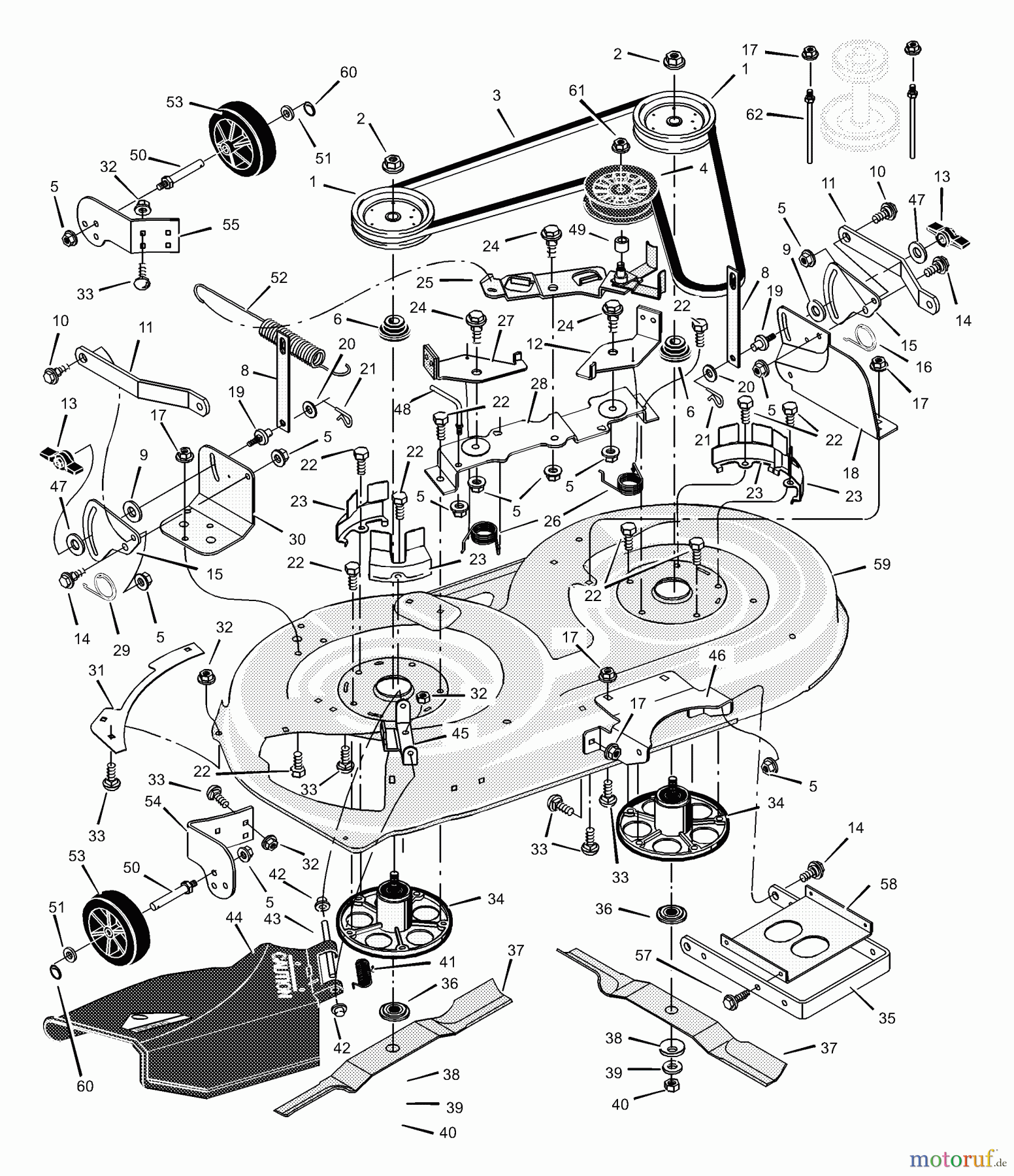  Murray Rasen- und Gartentraktoren 425614A - Murray 42