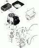 Murray 425614x92A - B&S/ 42" Lawn Tractor (2002) (Walmart) Ersatzteile Engine Mount Assembly