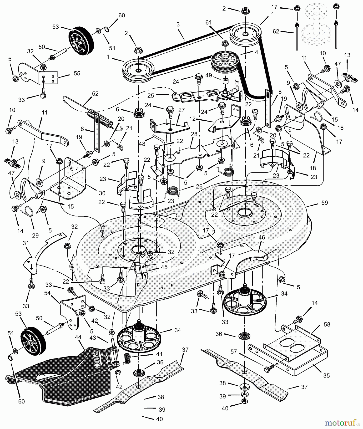  Murray Rasen- und Gartentraktoren 425614x92A - B&S/Murray 42
