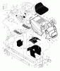Murray 425615x30A - 42" Lawn Tractor (2003) Ersatzteile Chassis & Hood