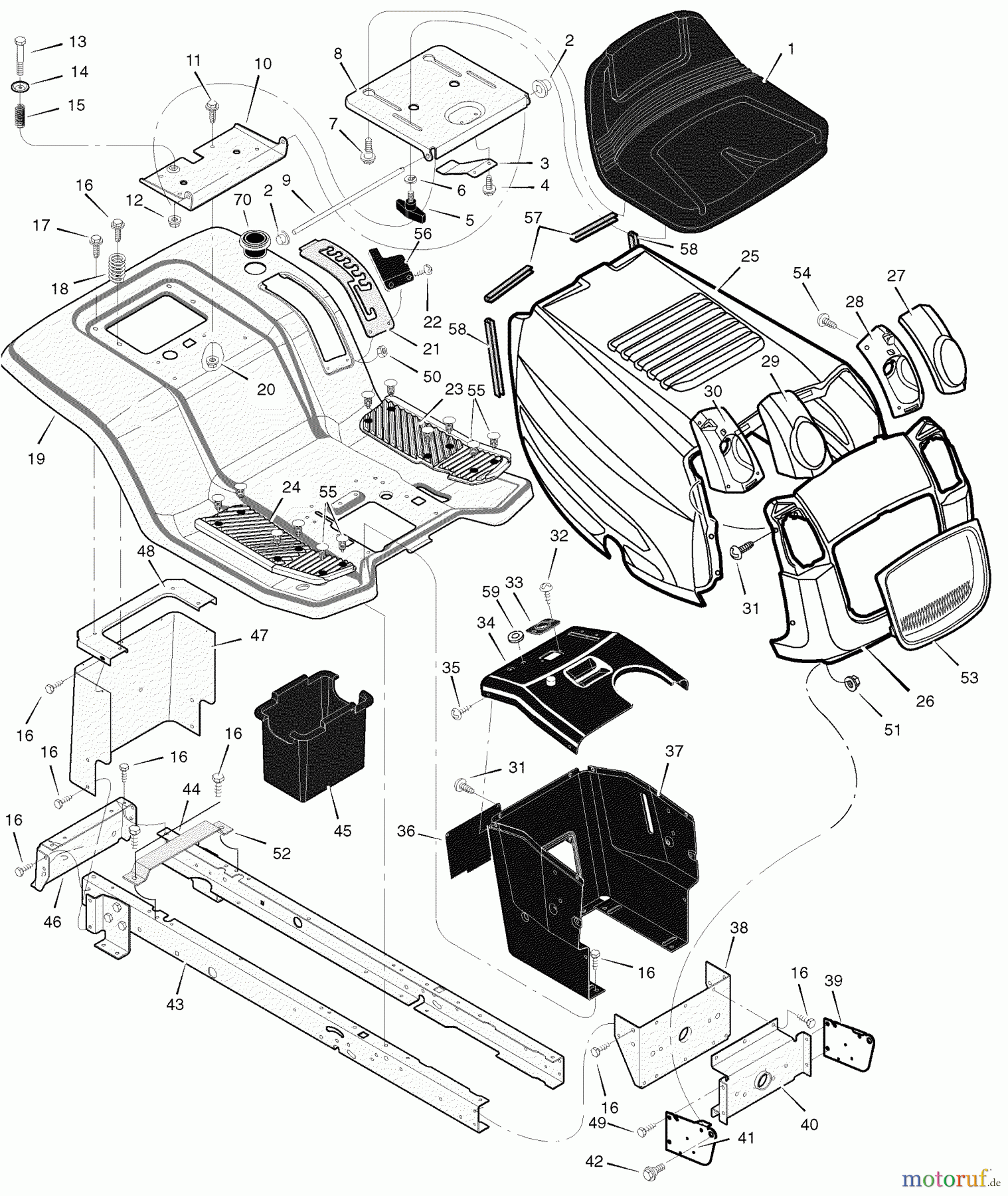 Murray Rasen- und Gartentraktoren 425615x99A - B&S/Murray 42