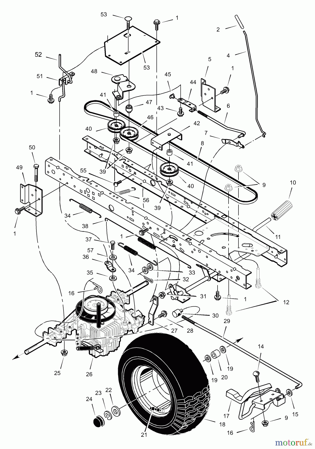 Murray Rasen- und Gartentraktoren 425618x48A - B&S/Murray 42