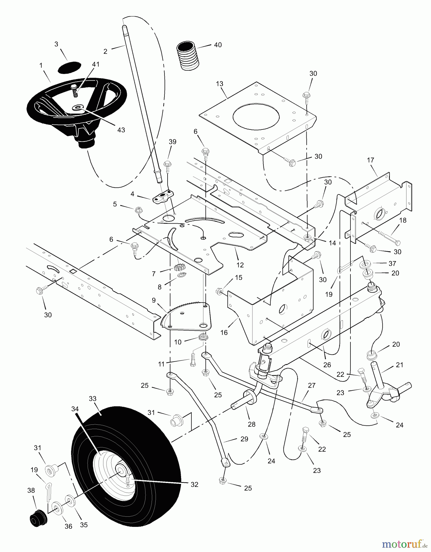 Murray Rasen- und Gartentraktoren 425618x48A - B&S/Murray 42