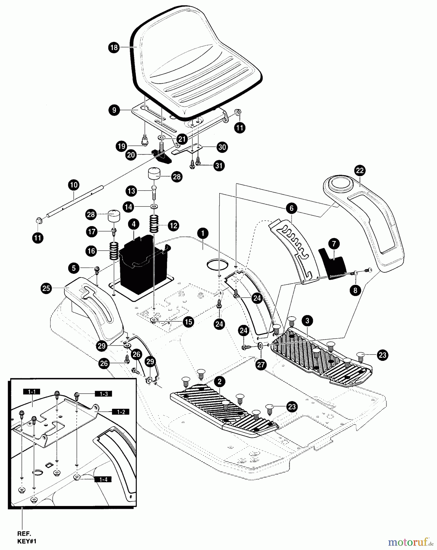 Murray Rasen- und Gartentraktoren 42561x8B - Scotts 42