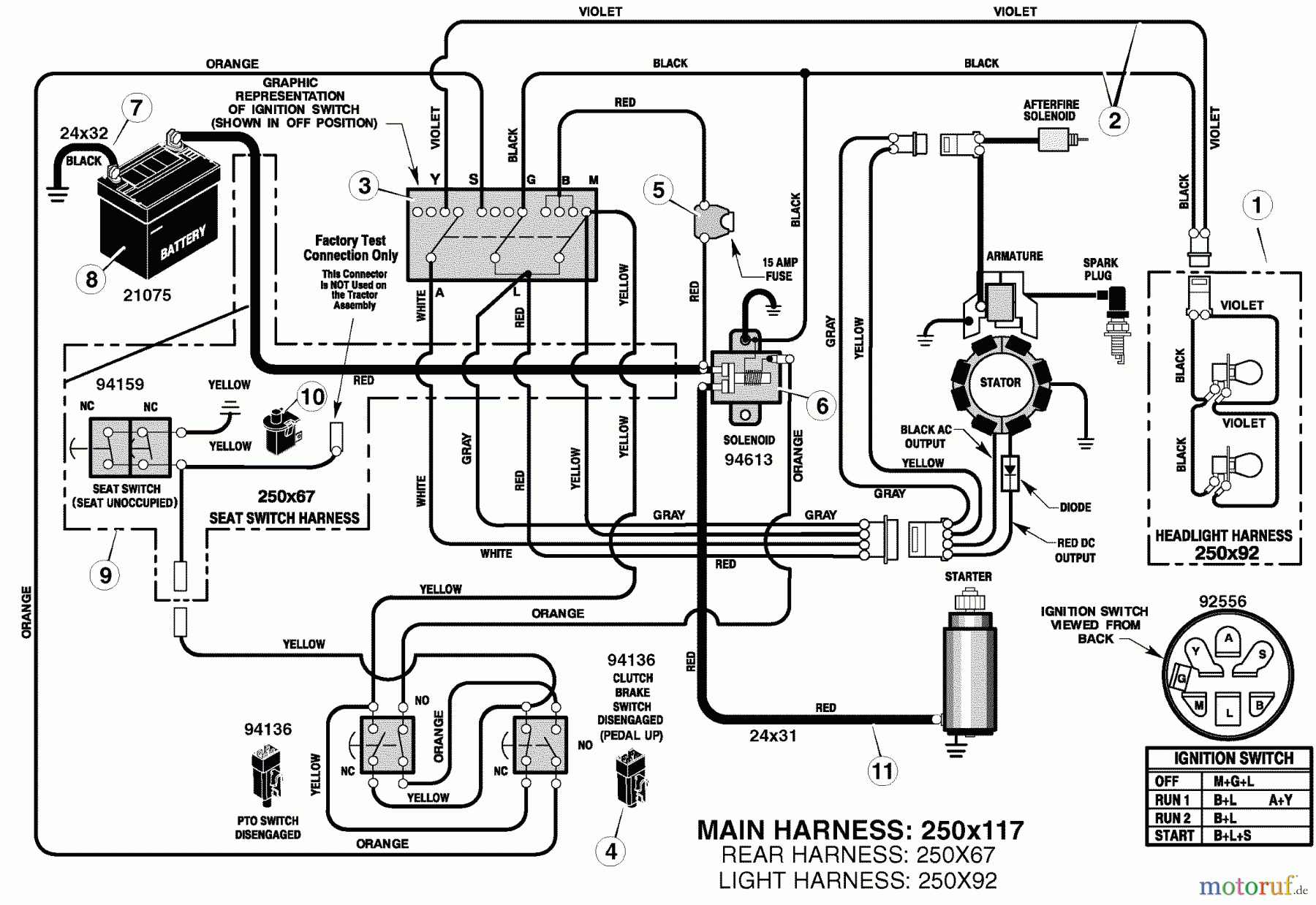 Murray Rasen- und Gartentraktoren 425620x99B - B&S/Murray 42