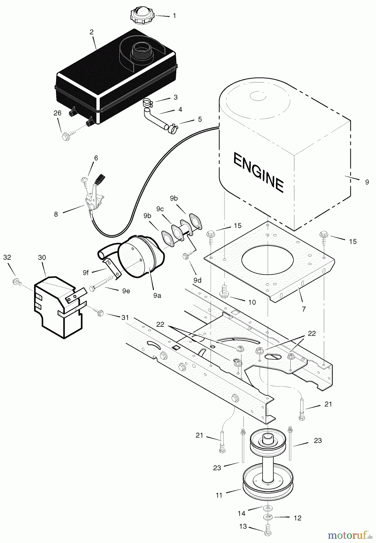 Murray Rasen- und Gartentraktoren 425620x99B - B&S/Murray 42