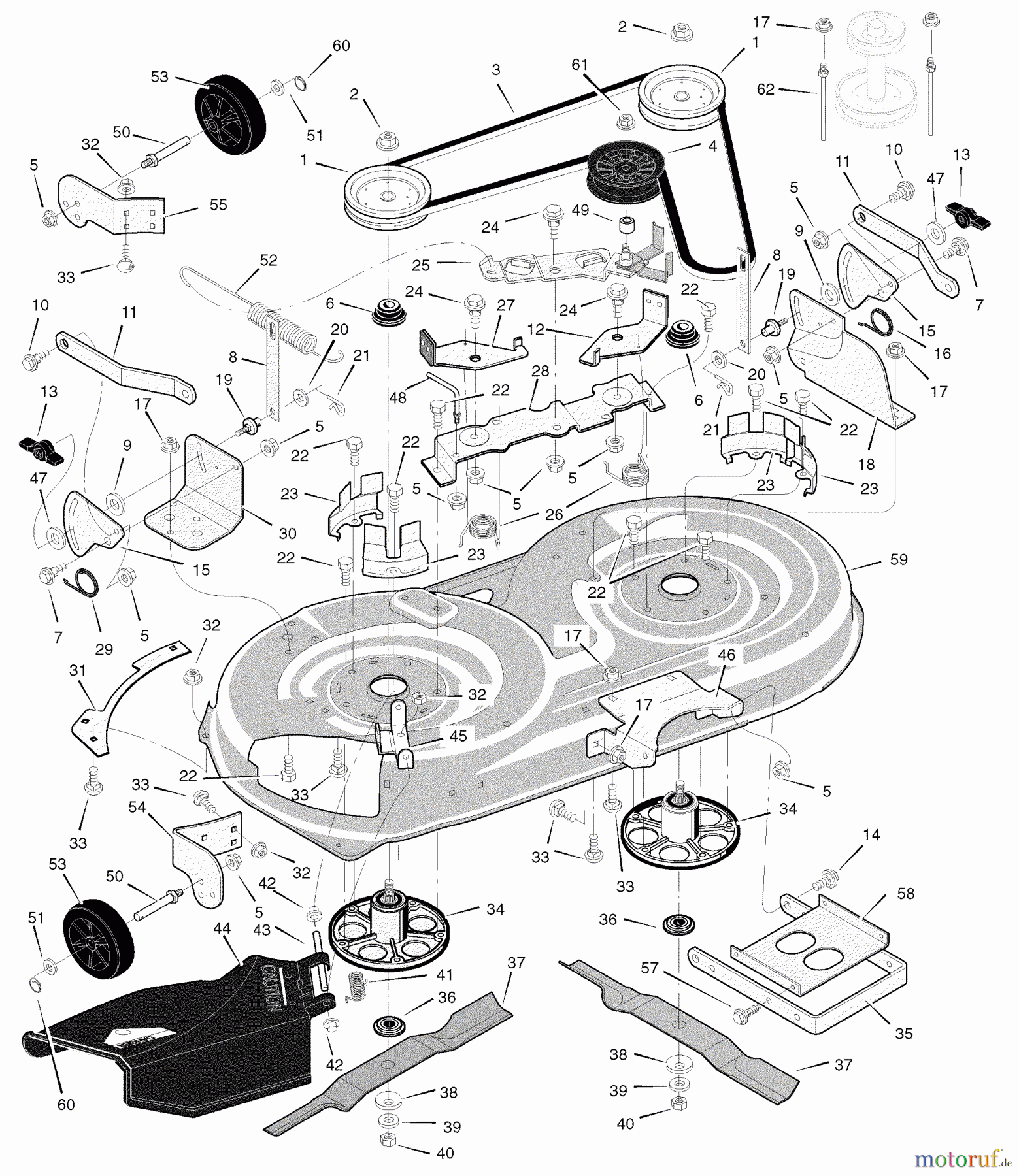 Murray Rasen- und Gartentraktoren 425620x99B - B&S/Murray 42