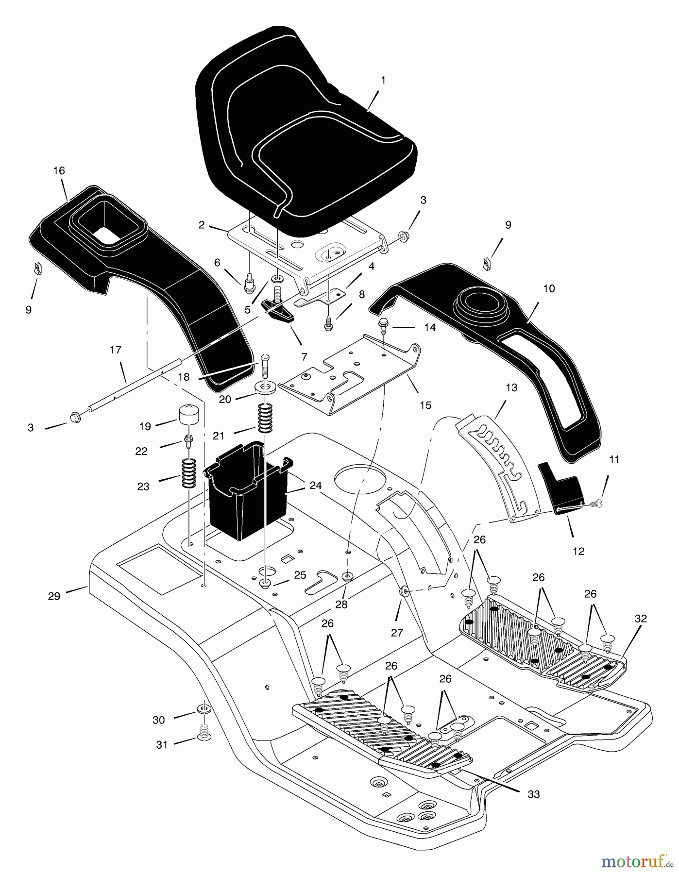  Murray Rasen- und Gartentraktoren 425638x692A - Stanley 42