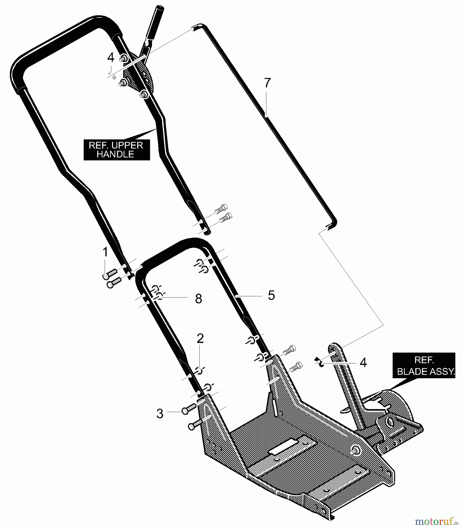 Murray Kantenschneider 13051x81A - Yard King Edger (2000) Handle Assembly