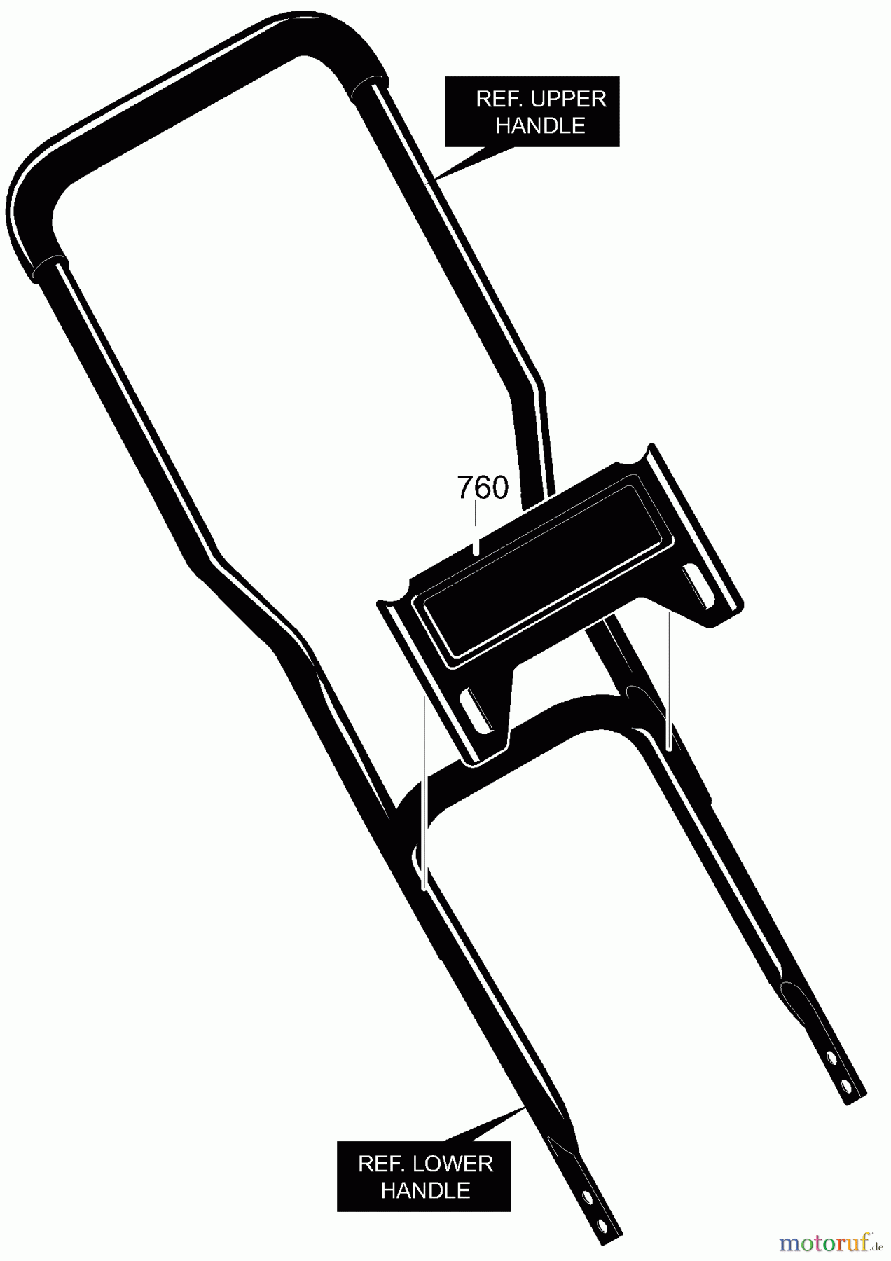 Murray Kantenschneider 13051x81A - Yard King Edger (2000) Handle Plate Assembly