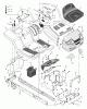Murray 42571x8B - Scotts 42" Lawn Tractor (2001) (Home Depot) Ersatzteile Chassis And Hood