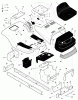 Murray 42575x81B - Yard King 42" Lawn Tractor (2001) Ersatzteile Chassis & Hood