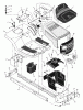 Murray 42576x92B - B&S/ 42" Lawn Tractor (2000) (Walmart) Ersatzteile Chassis & Hood