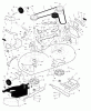 Murray 42583A - 42" Lawn Tractor (1998) Ersatzteile Mower Housing