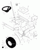 Murray 42583A - 42" Lawn Tractor (1998) Ersatzteile Steering