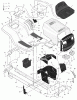 Murray 42583x6C - Ultra 42" Lawn Tractor (2002) Ersatzteile Chassis & Hood