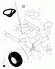 Murray 42583x9A - B&S/ 42" Lawn Tractor (1998) (Montgomery Wards) Ersatzteile Steering