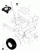 Murray 42586x8A - Scotts 42" Lawn Tractor (1998) (Home Depot) Ersatzteile Steering