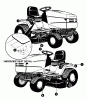 Murray 42589x8B - Scotts 42" Lawn Tractor (1999) (Home Depot) Ersatzteile Decal Assembly (part 1)