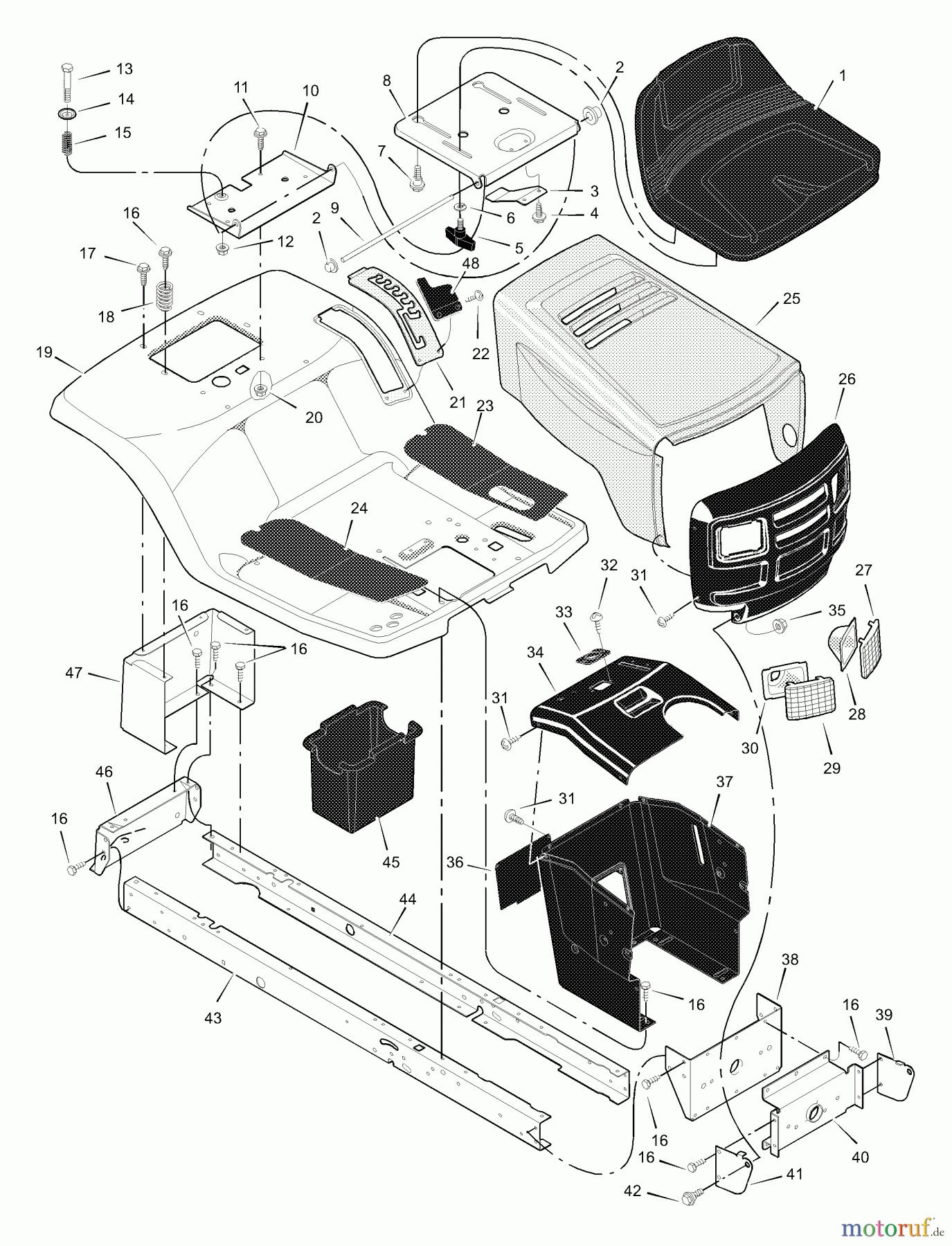 Murray Rasen- und Gartentraktoren 42590C - Murray 42