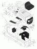 Murray 42590C - 42" Lawn Tractor (2000) Ersatzteile Chassis & Hood