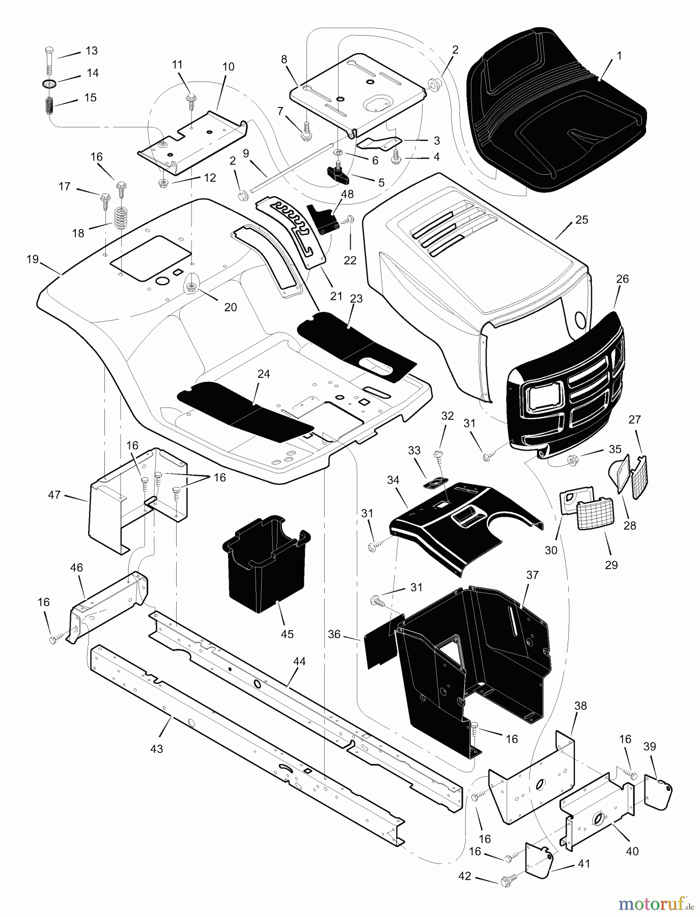 Murray Rasen- und Gartentraktoren 42590x92B - B&S/Murray 42