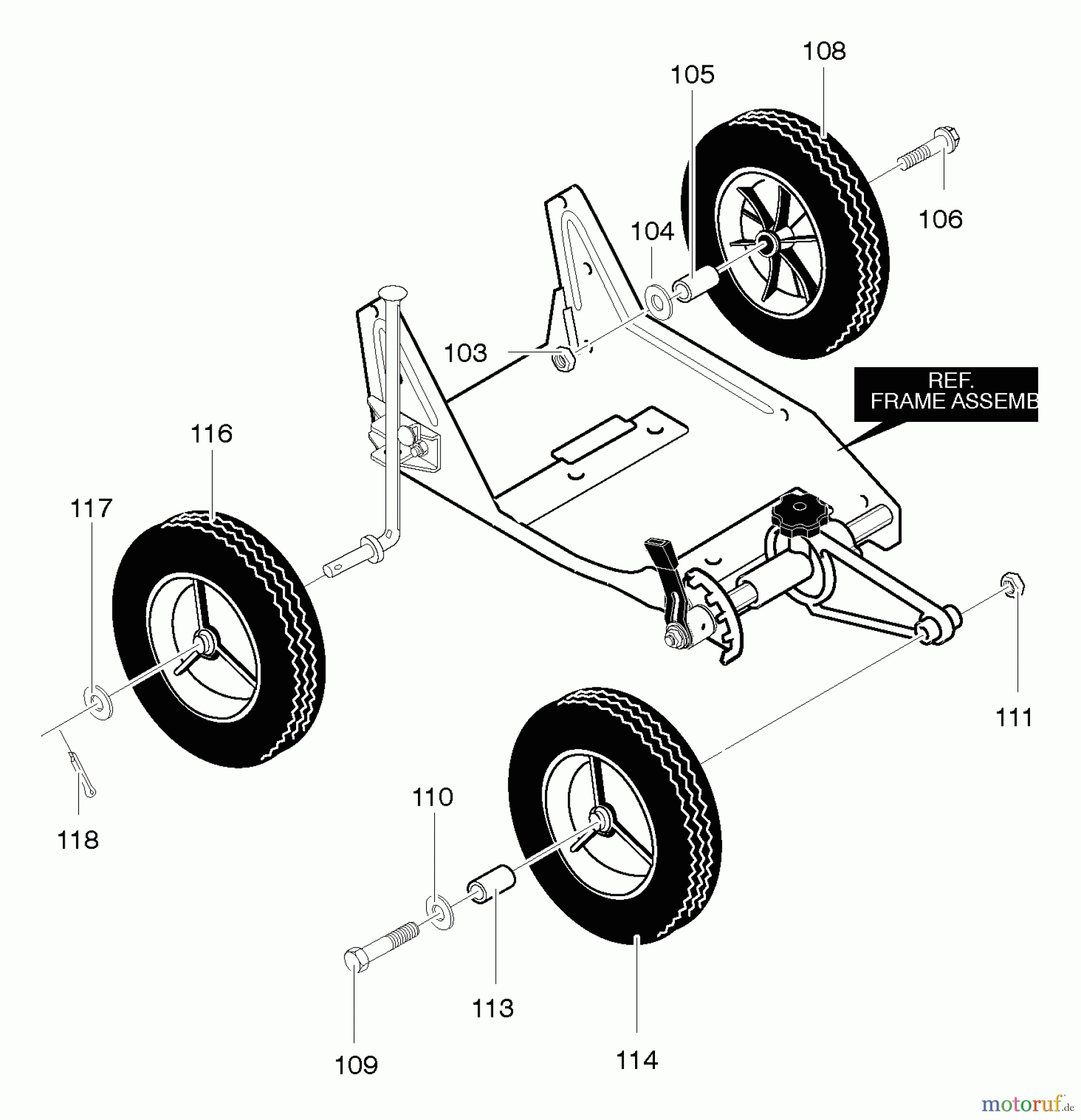 Murray Kantenschneider 536.772342 - Craftsman Edger (2005) (Sears) Wheels