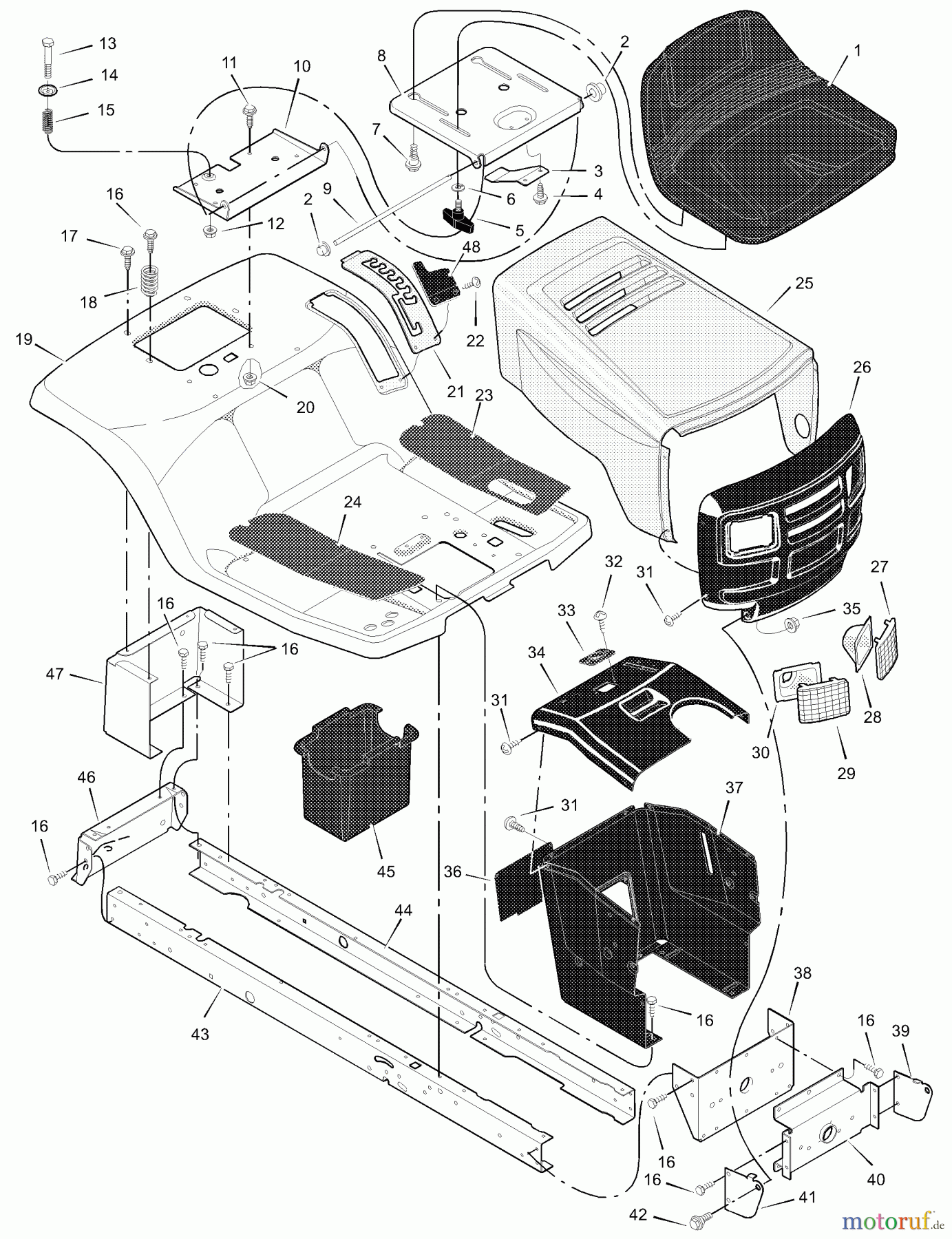Murray Rasen- und Gartentraktoren 42598x92A - B&S/Murray 42