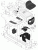 Murray 42598x92A - B&S/ 42" Lawn Tractor (2002) (Walmart) Ersatzteile Chassis & Hood