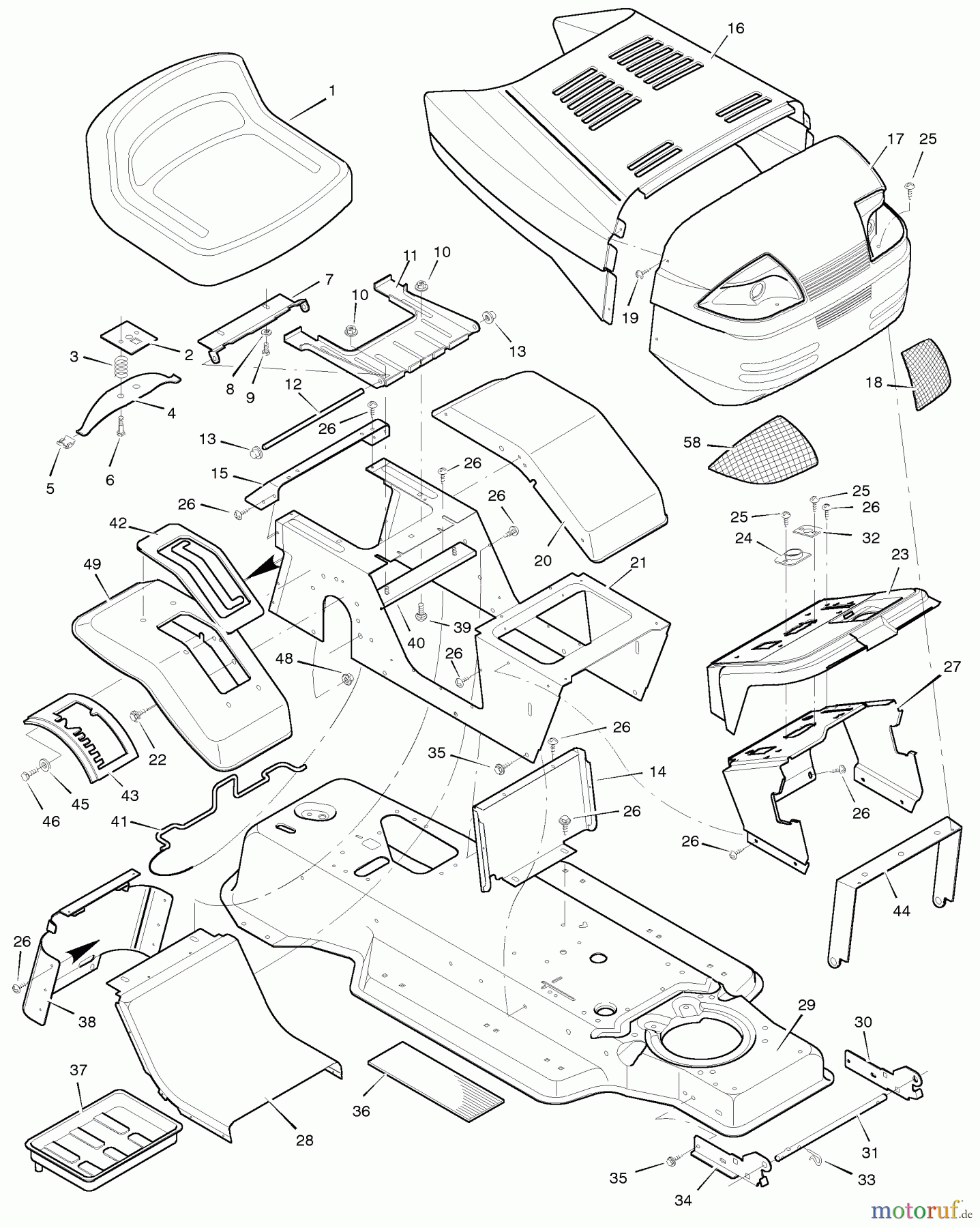  Murray Rasen- und Gartentraktoren 42816B - Murray 42