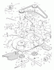 Murray 42819x7B - Scotts 42" Lawn Tractor (1996) (Home Depot) Ersatzteile Mower Housing