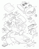 Murray 42819x8B - Scotts 42" Lawn Tractor (1996) (Home Depot) Ersatzteile Chassis & Hood