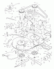 Murray 42819x8B - Scotts 42" Lawn Tractor (1996) (Home Depot) Ersatzteile Mower Housing