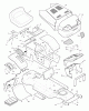 Murray 42828x8A - Scotts 42" Lawn Tractor (1996) (Home Depot) Ersatzteile Chassis & Hood