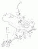 Murray 42828x8A - Scotts 42" Lawn Tractor (1996) (Home Depot) Ersatzteile Mower Housing Suspension