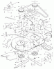 Murray 42829A - 42" Lawn Tractor (1996) Ersatzteile Mower Housing