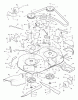 Murray 42829B - 42" Lawn Tractor (1996) Ersatzteile Mower Housing