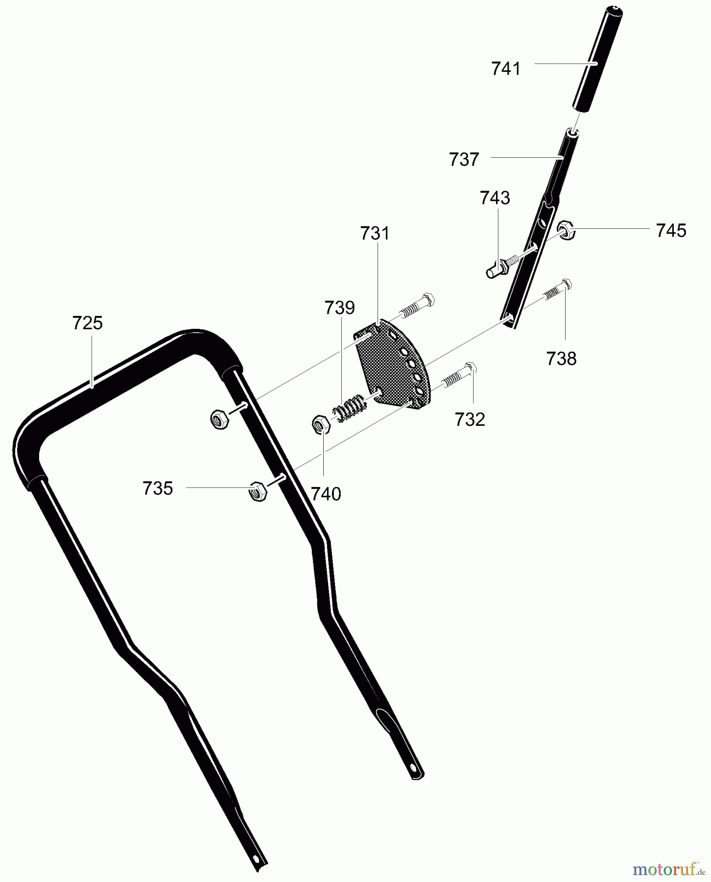  Murray Kantenschneider EH3550x4A - Murray Edger (2000) Depth Adjust Handle Assembly