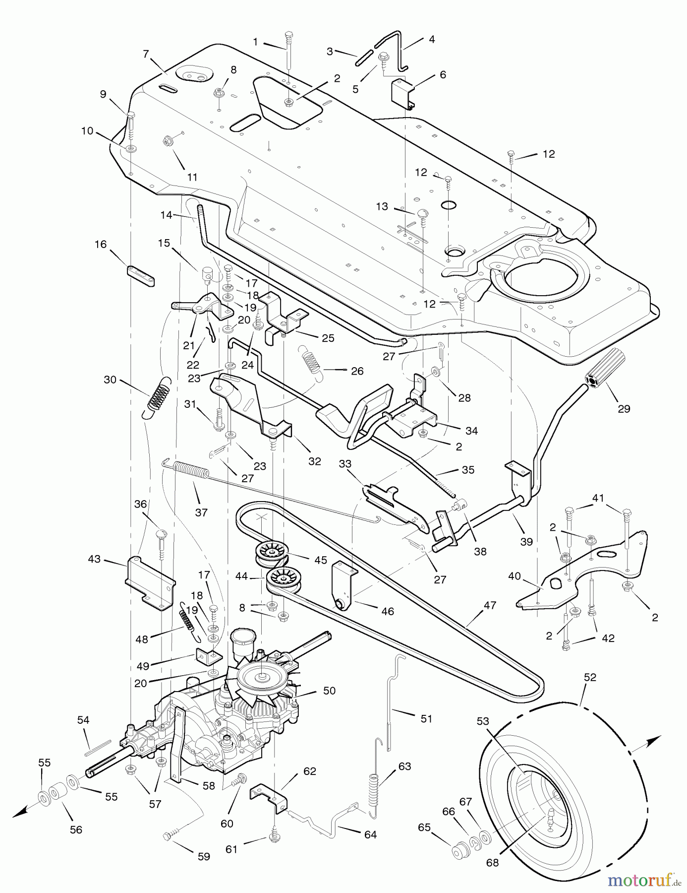  Murray Rasen- und Gartentraktoren 42910Ax92A - B&S/Murray 42