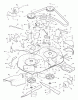 Murray 42910x92B - B&S/ 42" Lawn Tractor (1996) (Walmart) Ersatzteile Mower Housing