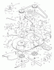 Murray 42910x192C - B&S/ 42" Lawn Tractor (1996) (Walmart) Ersatzteile Mower Housing