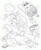 Murray 42910x30A - 42" Lawn Tractor (1996) Ersatzteile Chassis & Hood