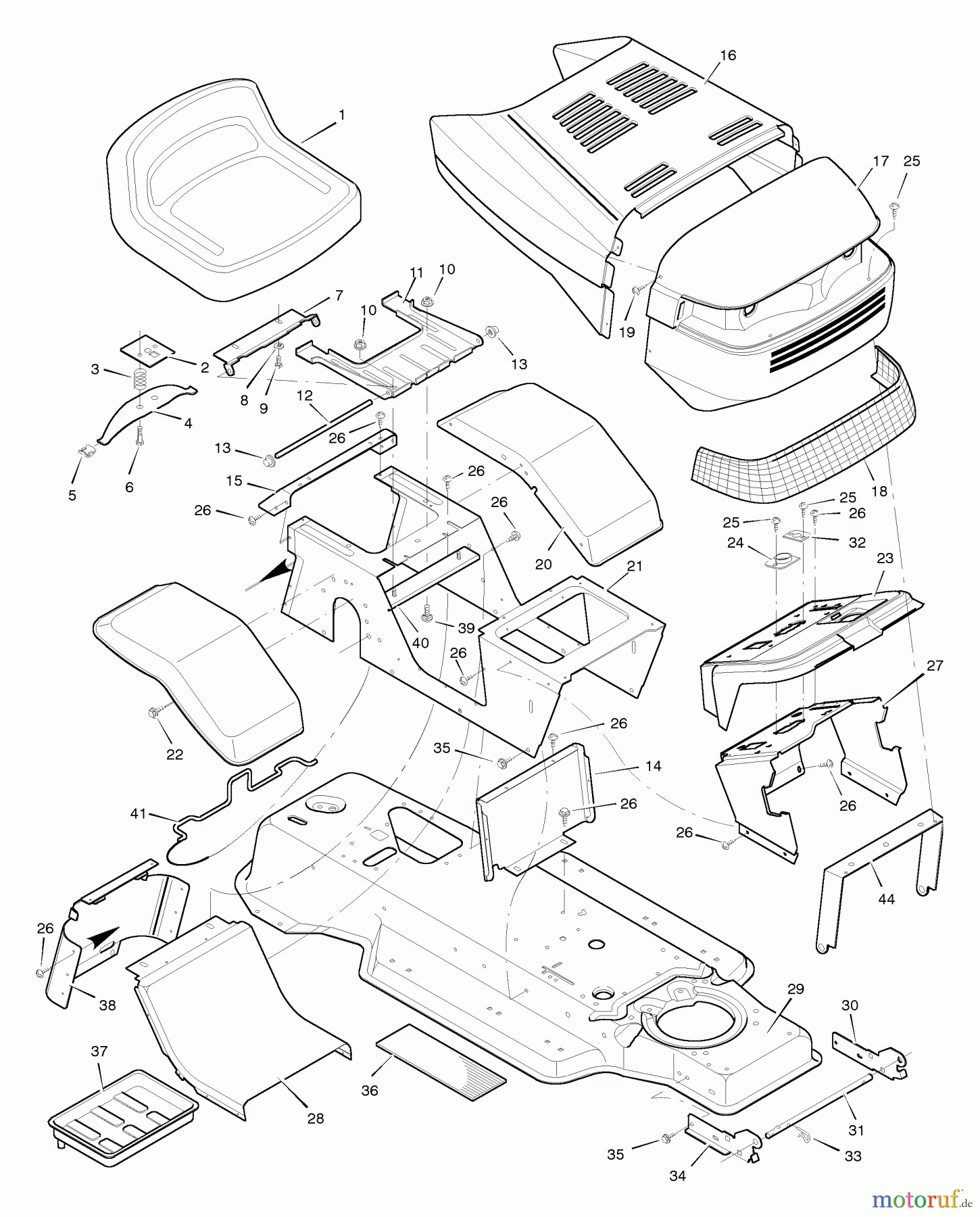  Murray Rasen- und Gartentraktoren 42913x5B - Murray 42
