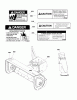Murray 1695360 - 42" Two Stage Snowthrower Attachment Ersatzteile Decals Group (986173)