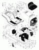 Murray 42915x30B - 42" Lawn Tractor (1997) Ersatzteile Chassis & Hood
