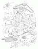 Murray 42917x6B - Ultra 42" Lawn Tractor (1996) Ersatzteile Mower Housing