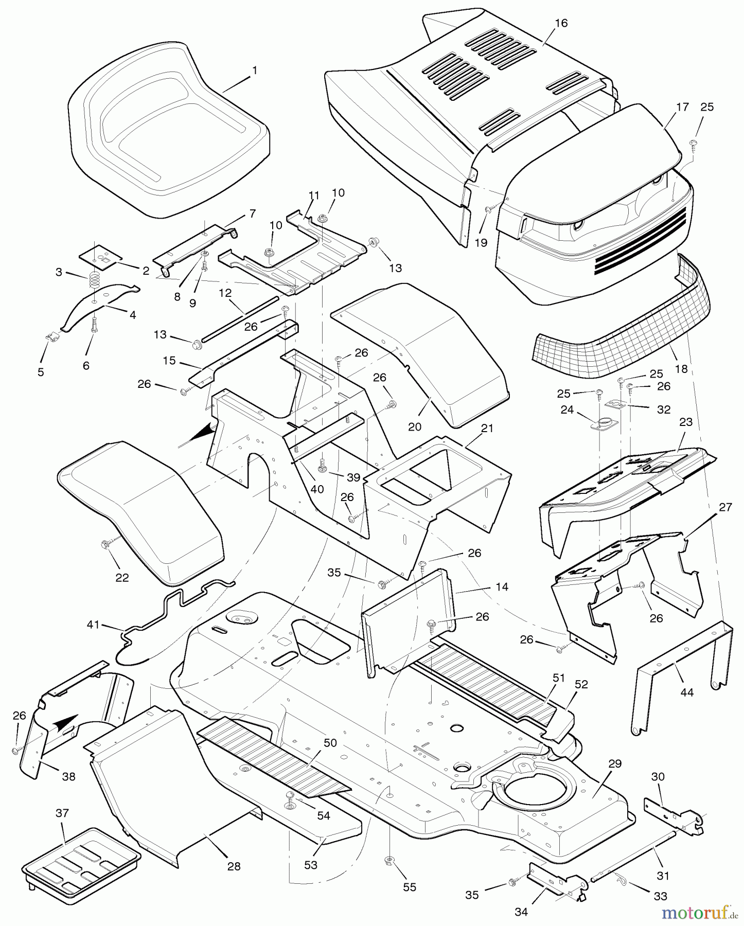  Murray Rasen- und Gartentraktoren 42917x8A - Scotts 42