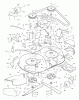 Murray 42917x8B - Scotts 42" Lawn Tractor (1996) (Home Depot) Ersatzteile Mower Housing