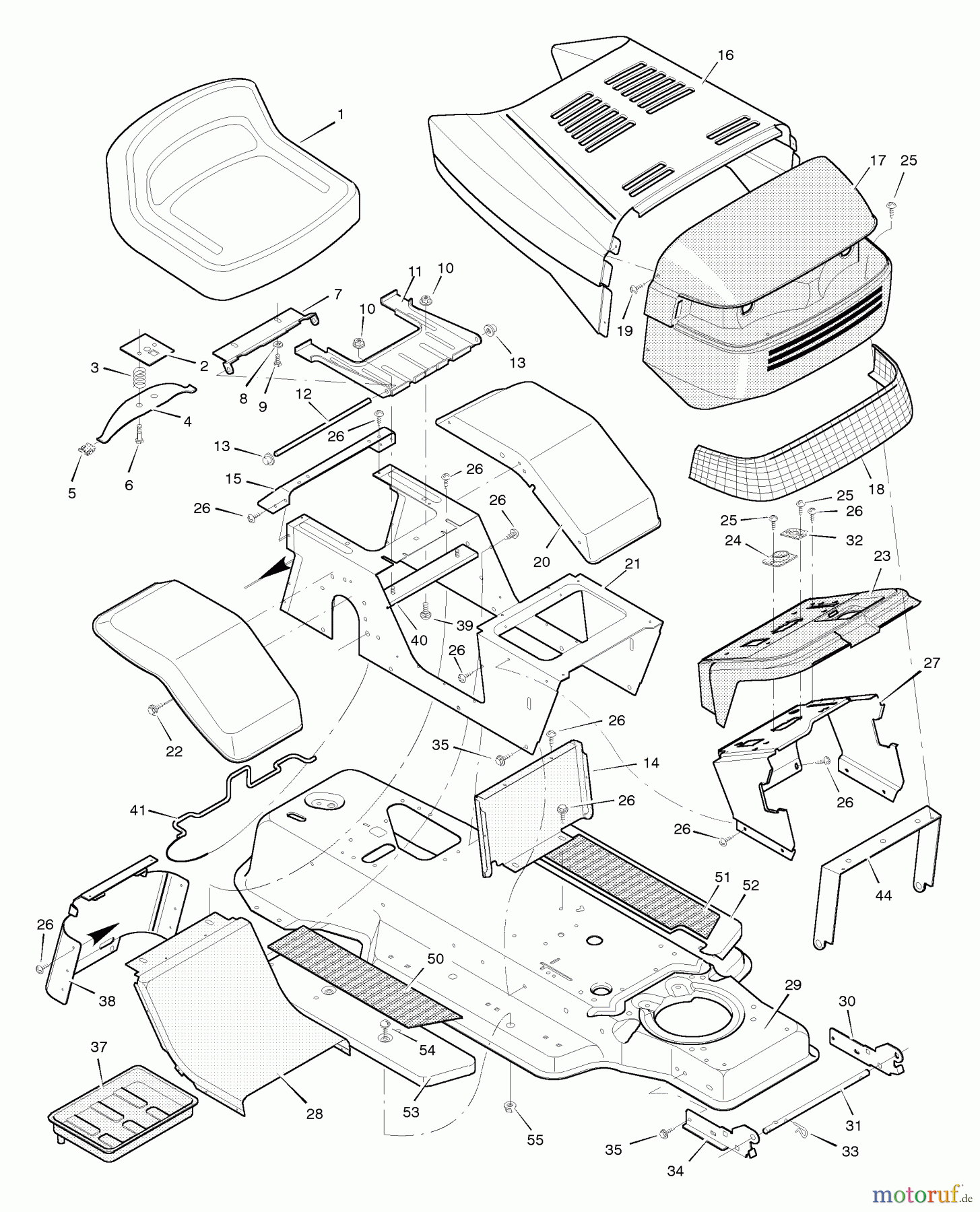 Murray Rasen- und Gartentraktoren 42918x8B - Scotts 42